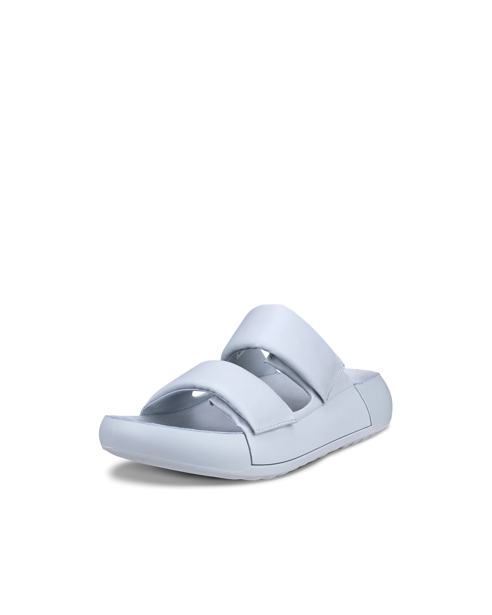 ECCO COZMO PF W Damen Ledersandale mit zwei Riemen Blau