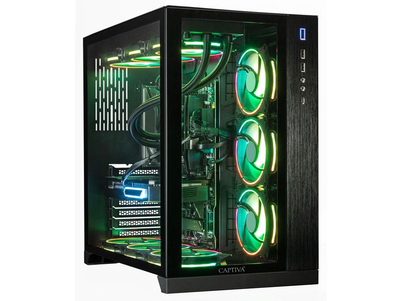 Captiva Gaming PC Highend Gaming I89-037 Gaming PC mit RTX 5080 Super Grafikkarte und Intel Ultra 9 Prozessor