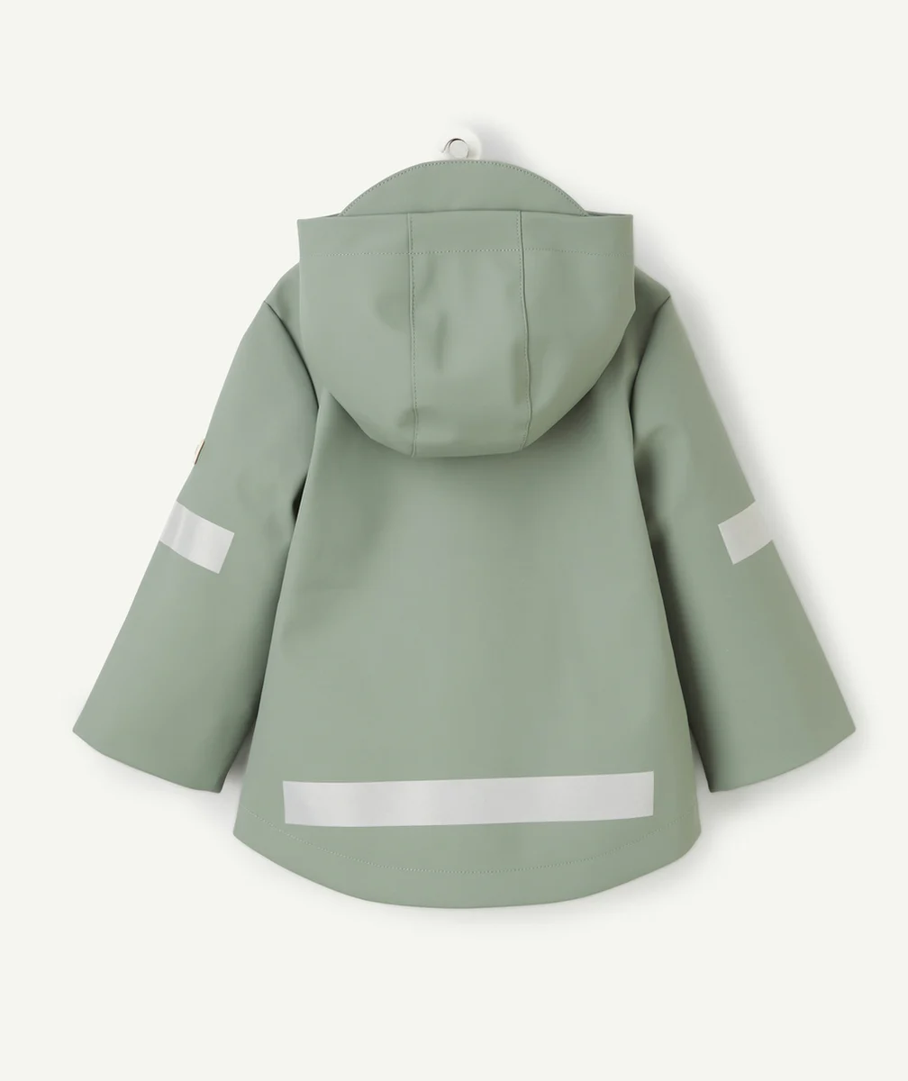CIRÉ KAKI IMPERMÉABLE BÉBÉ MIXTE À CAPUCHE