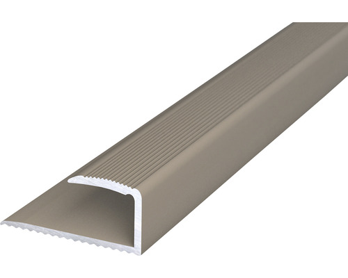 Kantprofiel 7-9 mm aluminium RVS mat 13x28x900mm