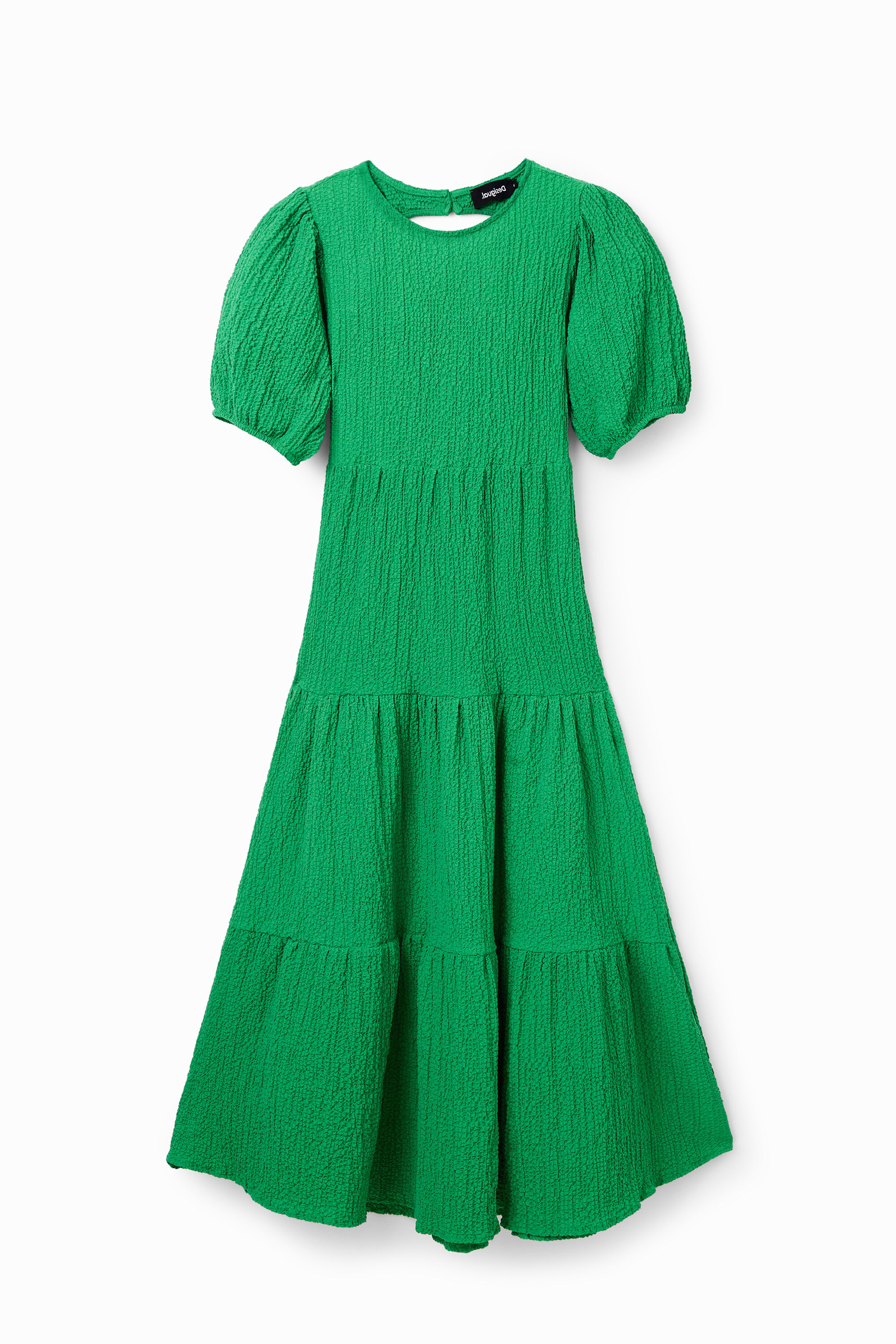 Robe midi décolleté dos