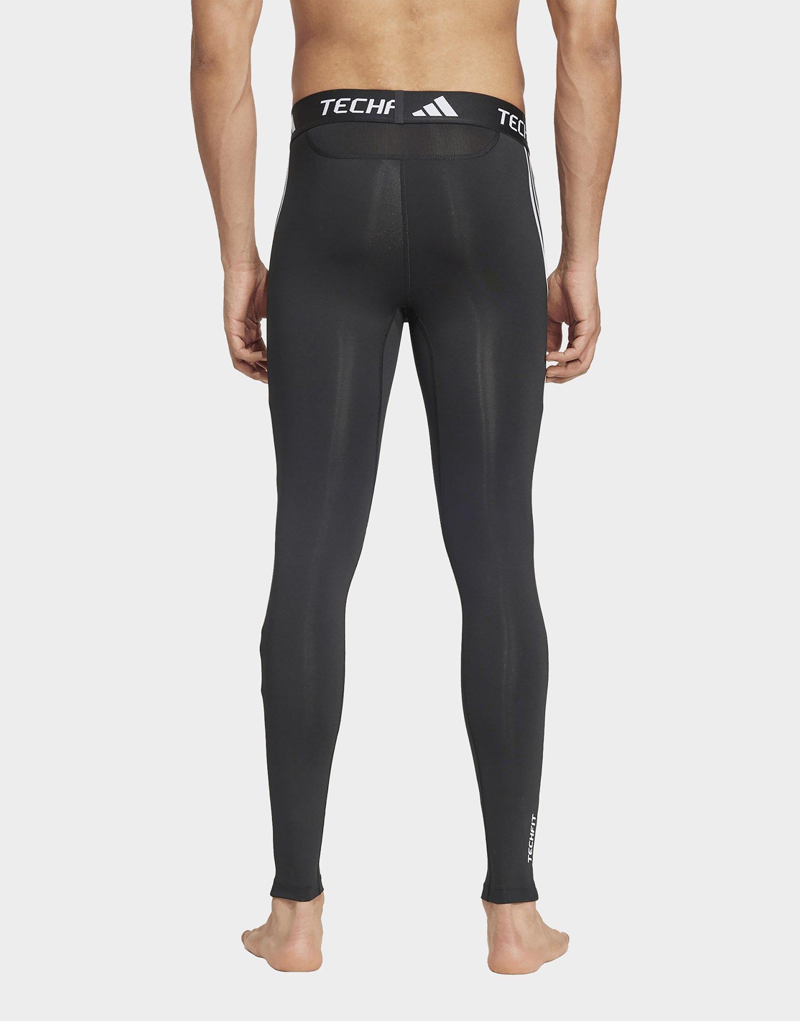 adidas Collant long de training 3 bandes compression TECHFIT