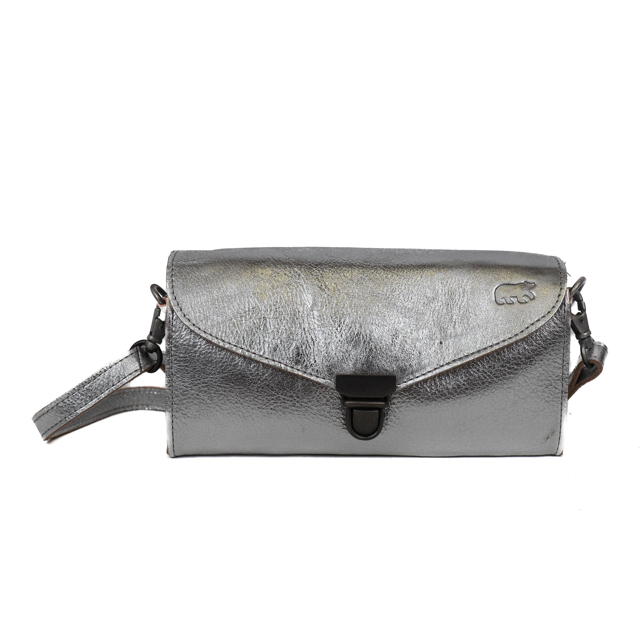 Clutch/enveloptasje 'Pascalle' silver SILVER