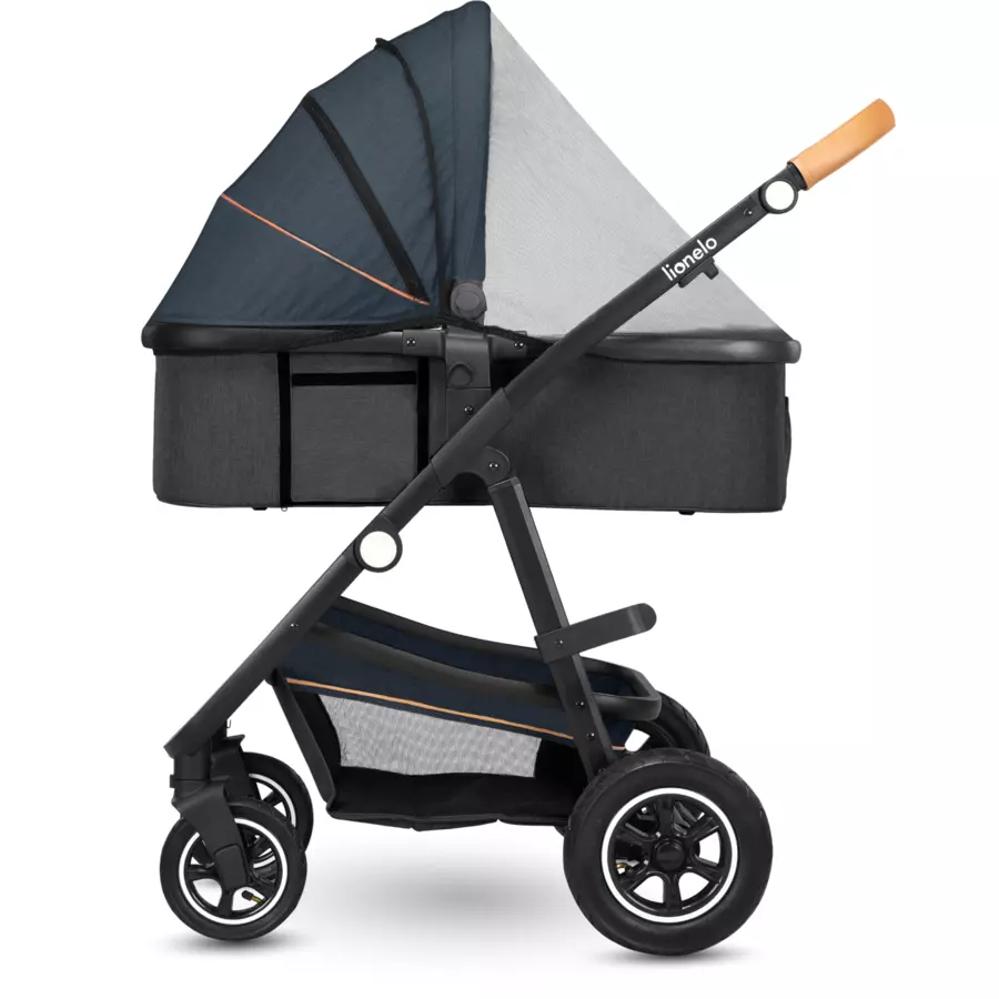lionelo Kombikinderwagen Amber 2 in 1 Blue Navy