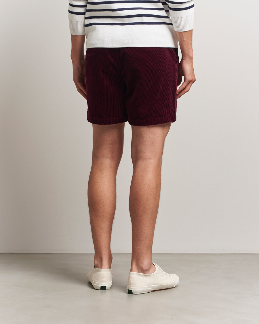 Polo Ralph Lauren Prepster Corduroy Drawstring Shorts Ruby Red