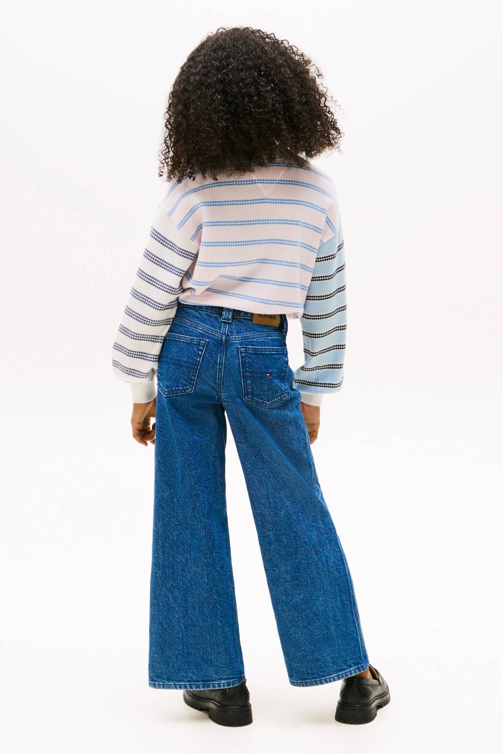 Tommy Hilfiger wide leg jeans medium blue denim