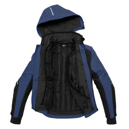 Blouson Spidi HOODY ARMOR H2OUT - Noir / Bleu