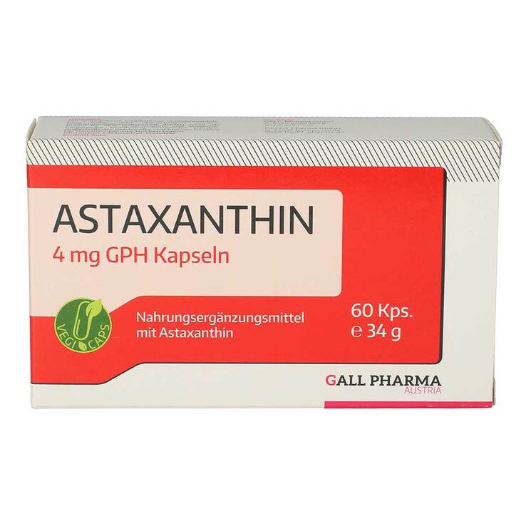 Astaxanthin 4 mg GPH Kapseln, 60 St