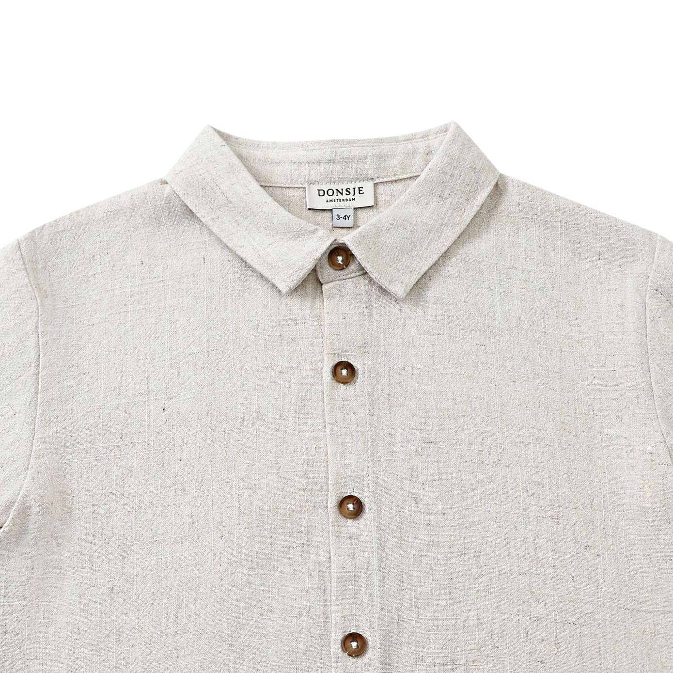 Brammie Shirt | Warm White Melange