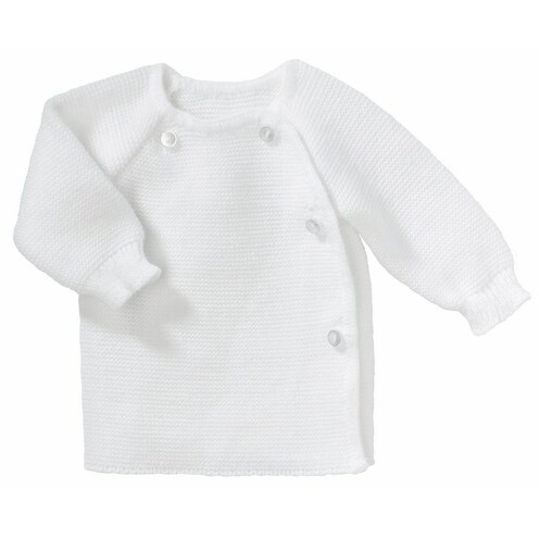 Brassière maille blanc prématuré - BEBE9 CREATION