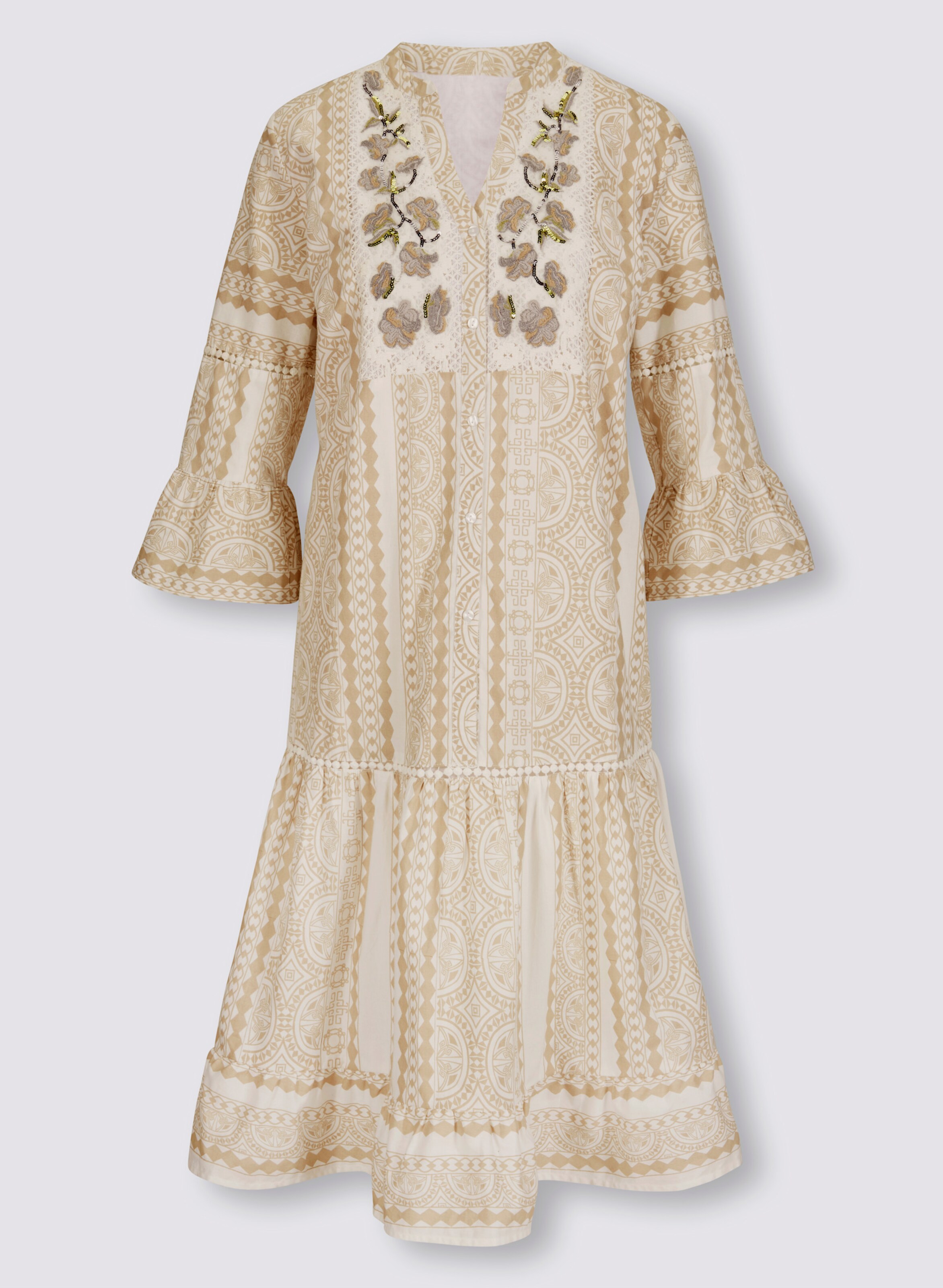 Druck-Kleid