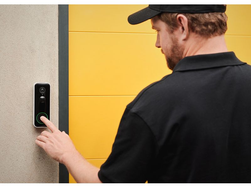 Yale Linus L2 Smart Lock VD-Kit, Schwarz Intelligentes Türschloss mit Smart Video Doorbell inklusive