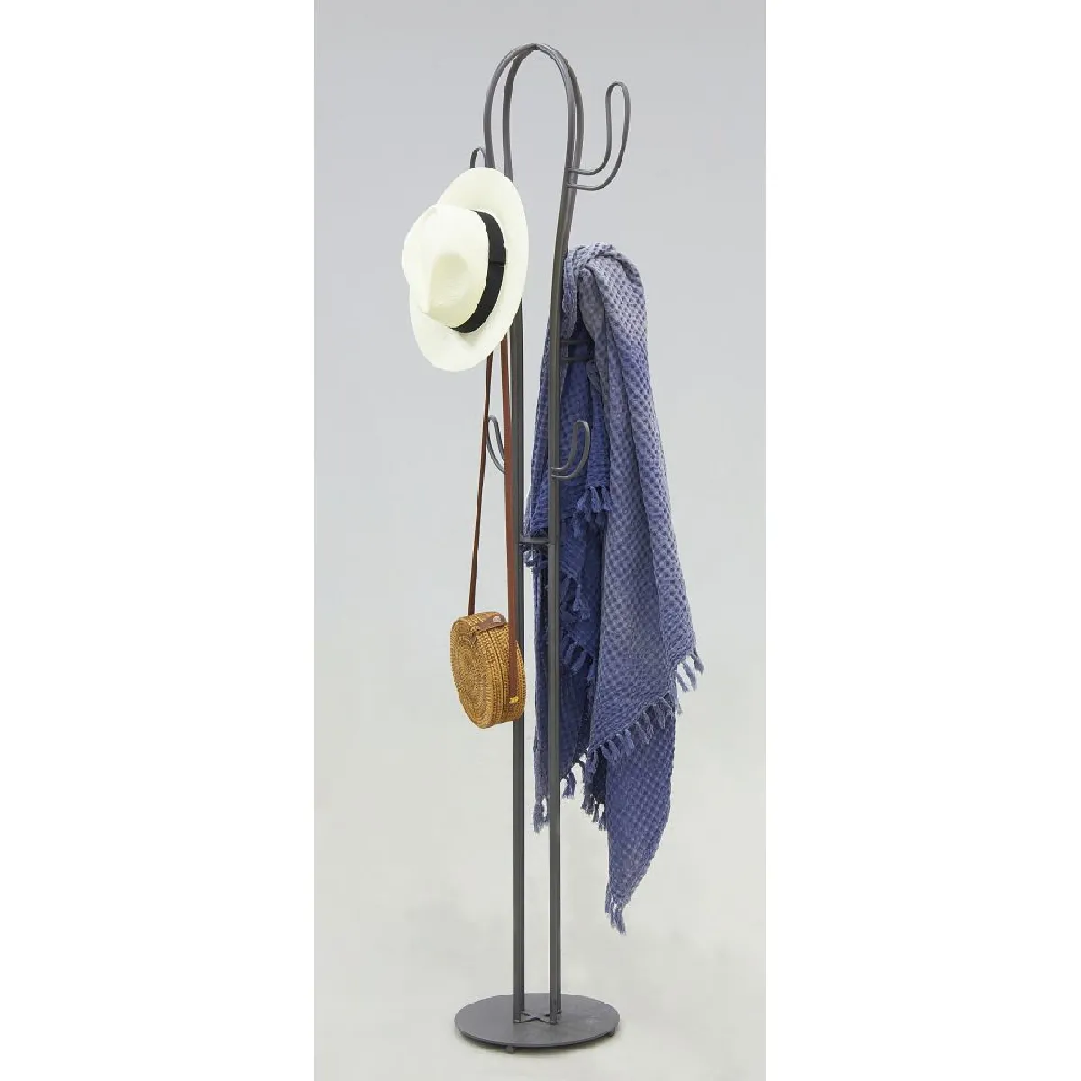 Aubry Gaspard Porte Manteau Cactus - Marron