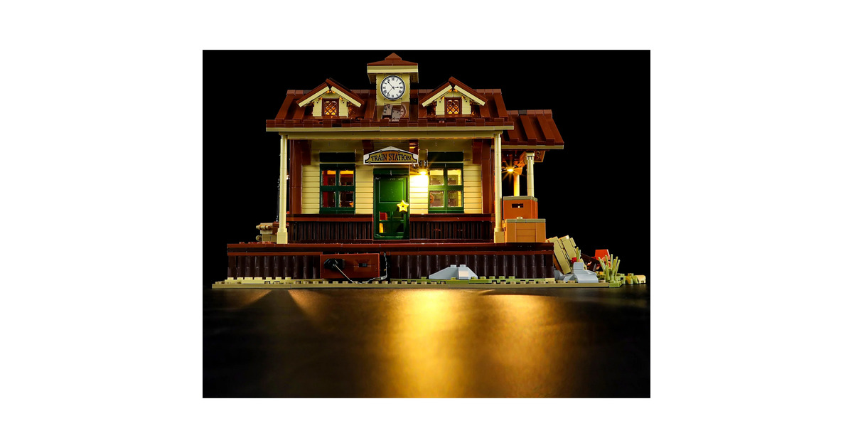 LumibricksThe Old West - West Train Station Constructiespeelgoed  (F9039)