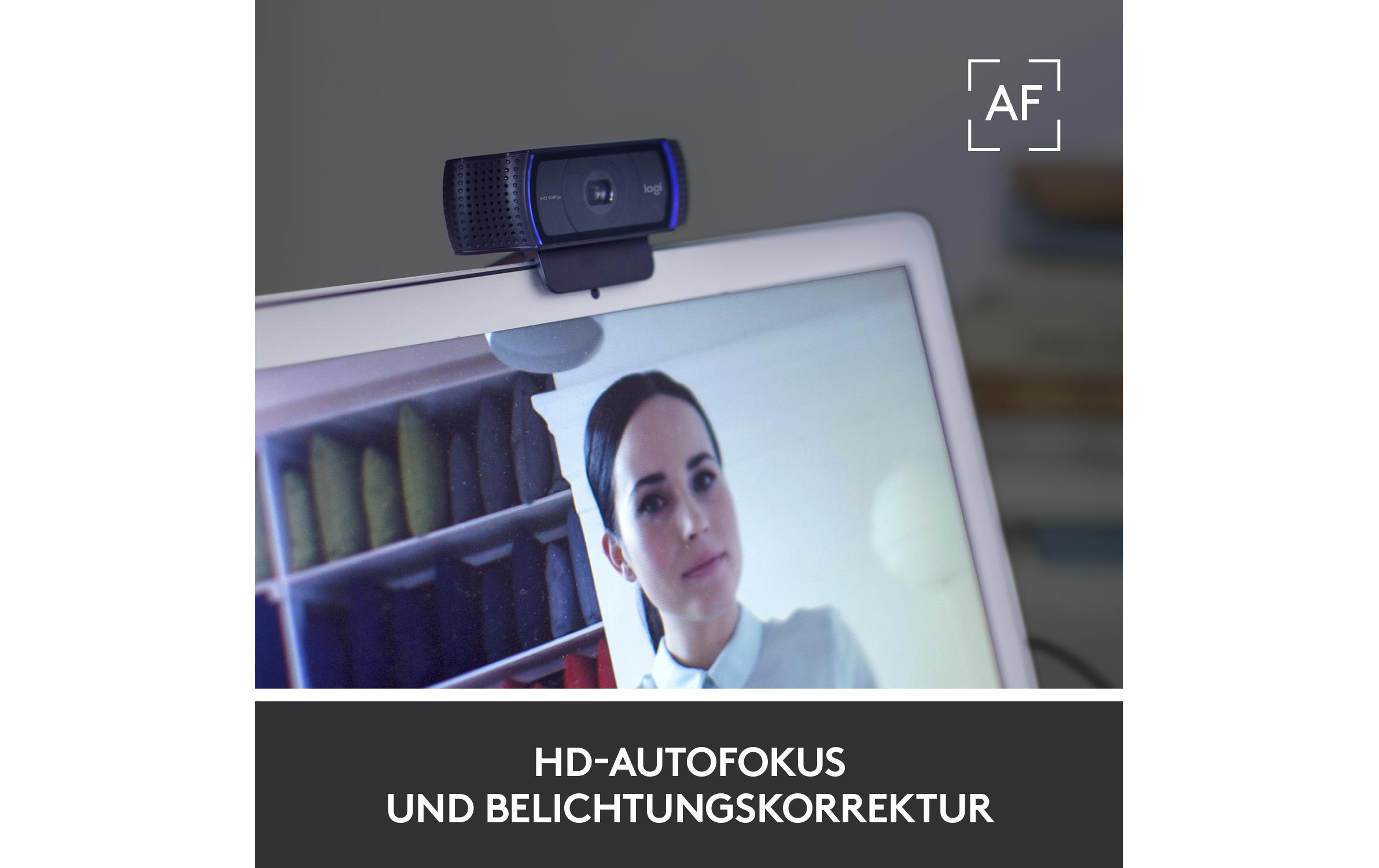 Webcam C920S Full-HDWebcam für Full-HD-Videogespräche mit Vorrichtung zum Verdecken der Linse