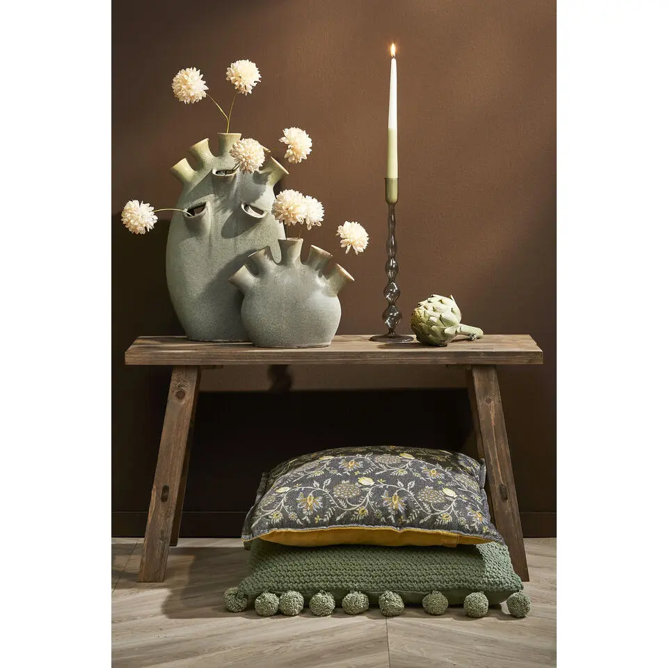 Mica Decorations Bold Houten Bankje - L80 cm - Gerecycled Hout