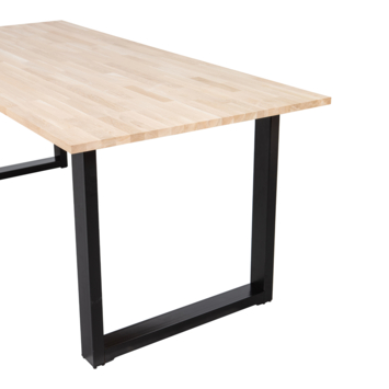 WOOOD Tablo eettafel eiken met U-poot 220x90 cm