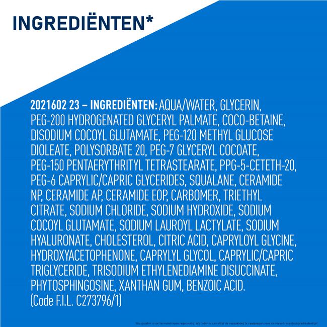 CeraVe Hydraterende Schuimende Reinigingsolie 473 ML
