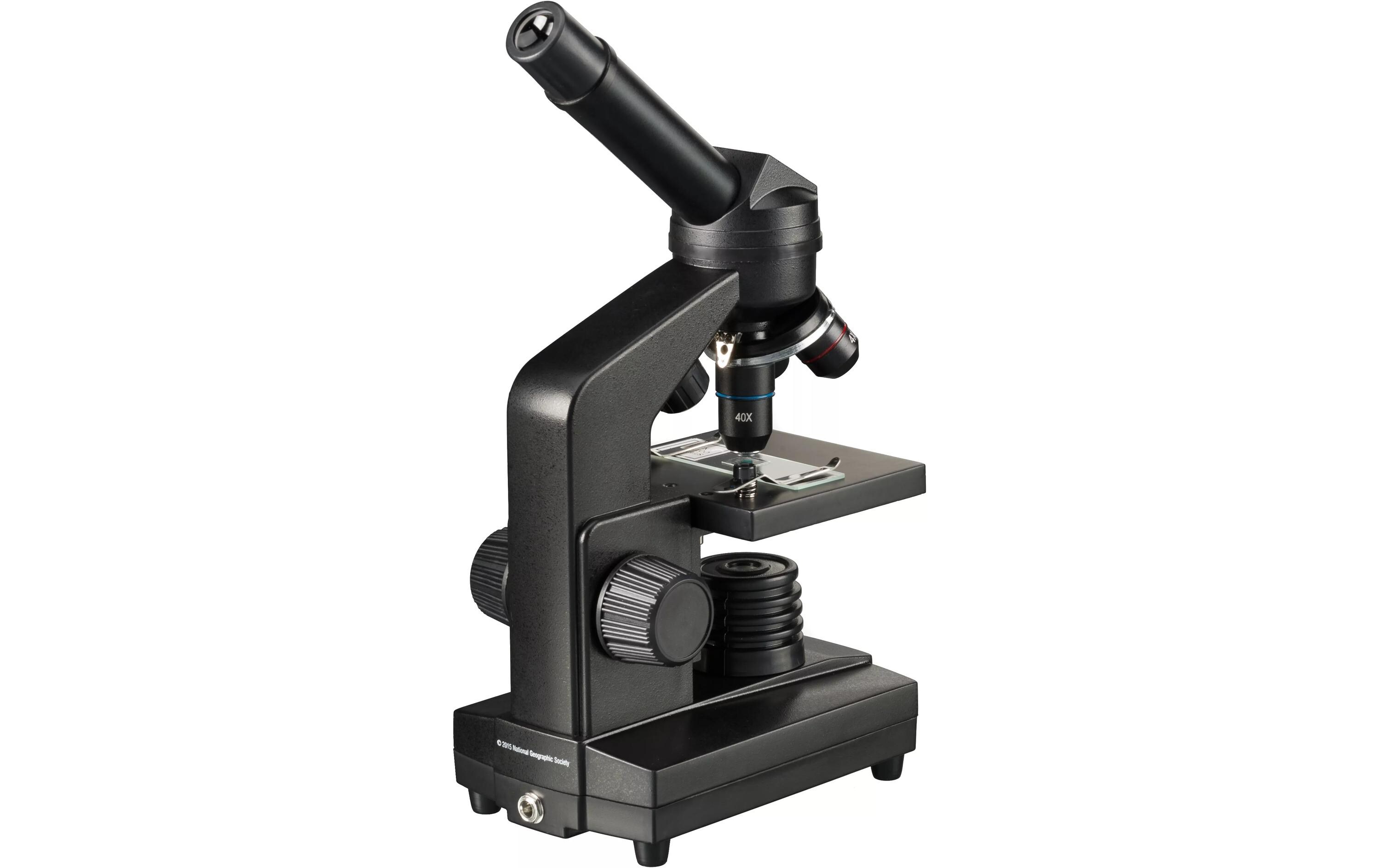 Mikroskop 40x-1280x<br>Kinder-Mikroskop mit Smartphone-Halterung
