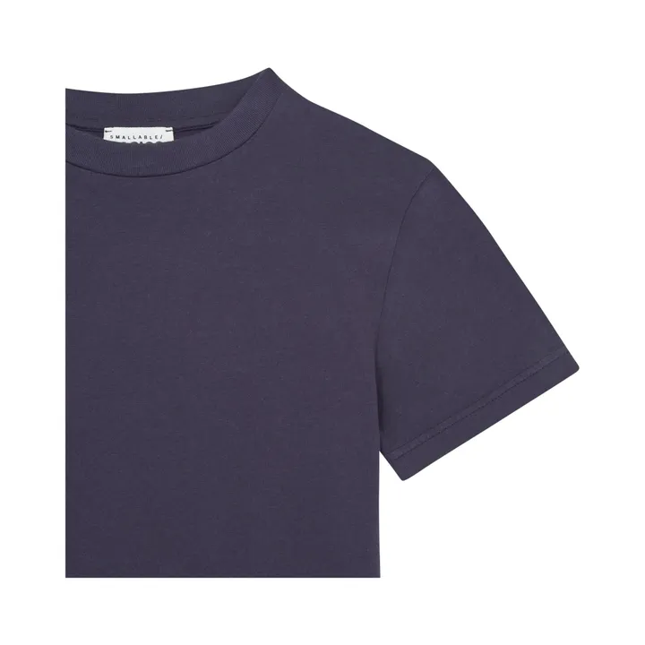SMALLABLE BASICS T shirt Garçon Manche Courte Coton Bio | Bleu nuit