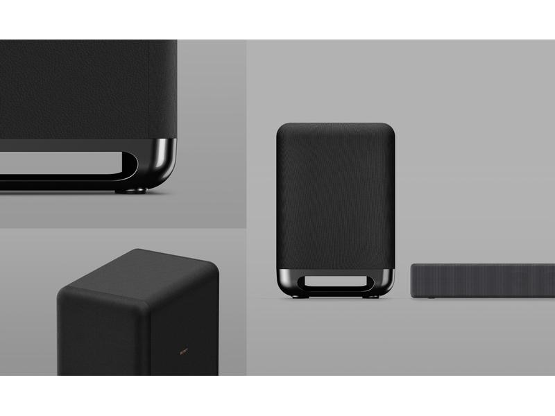 Sony Subwoofer SA-SW5 Schwarz Kräftige Bässe für Ihr Entertainment