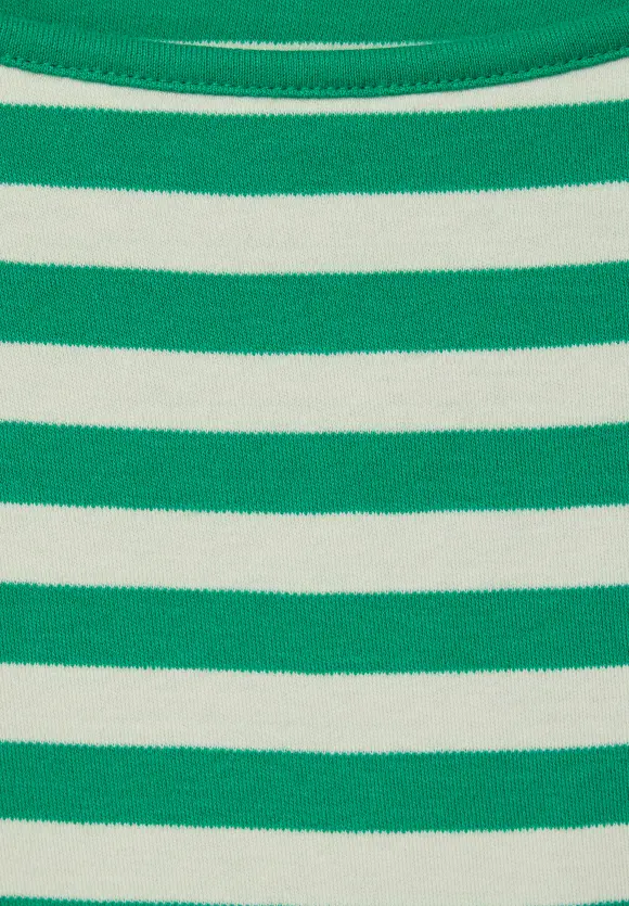 Shirt mit Streifen - fresh spring green