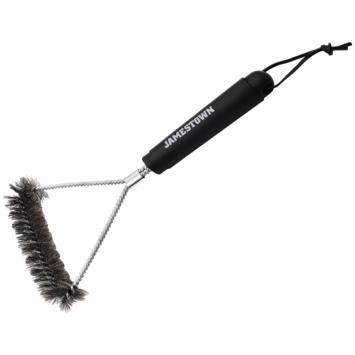 Jamestown BBQ borstel roestvrij staal 30,5 x 17 x 3 cm