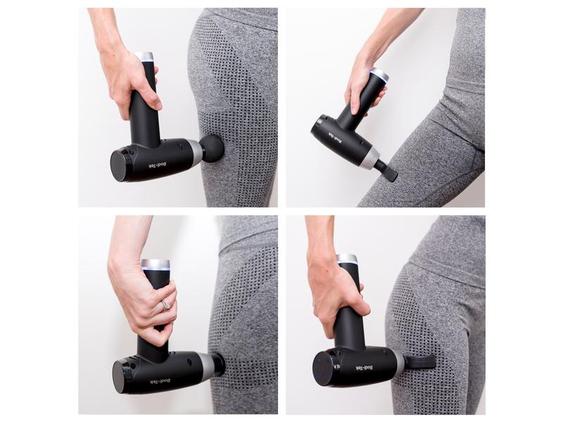 Bodi-Tek Massage Pistole Tissue Sports Massage Gun Tiefenmassagegerät mit 6 austauschbaren Aufsätzen und Akkubetrieb
