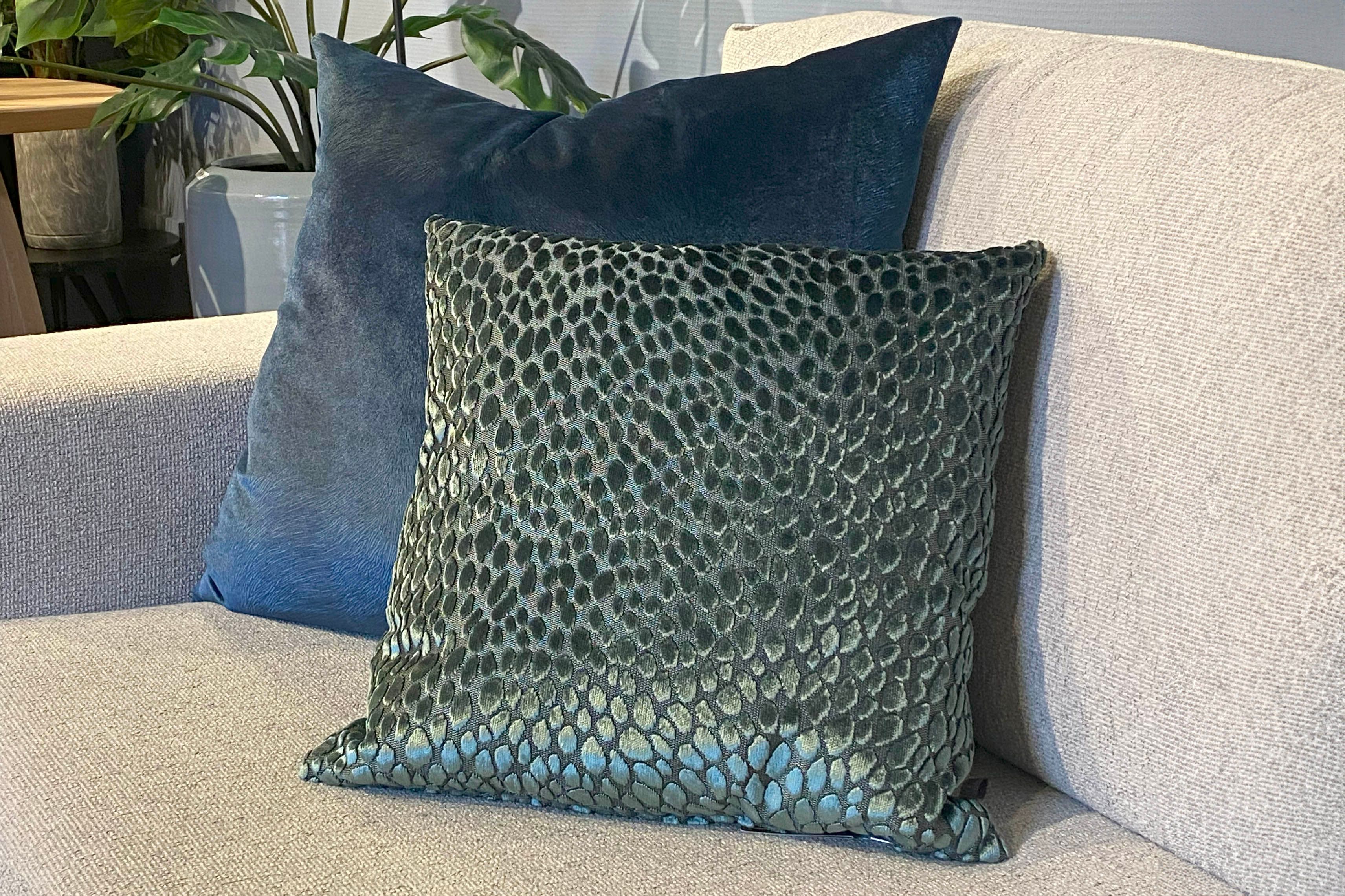 Sierkussen Steel-Green Speranza   | Claudi