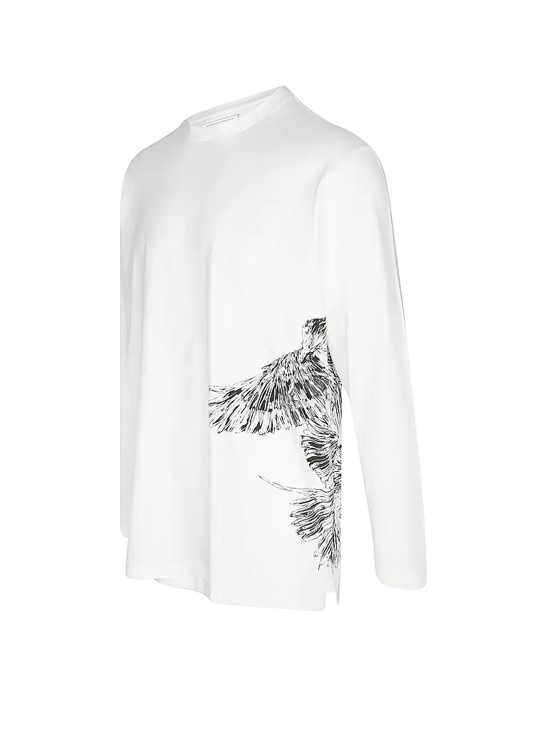 Y-3 Langarmshirt  weiss