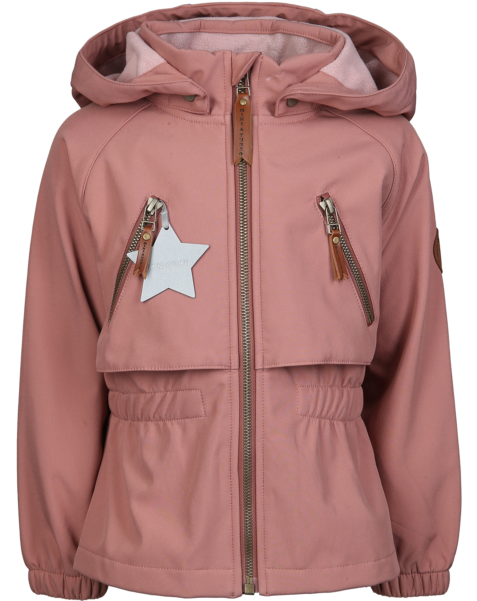 Softshelljacke MATALGEA mit Innenfleece in wood rose