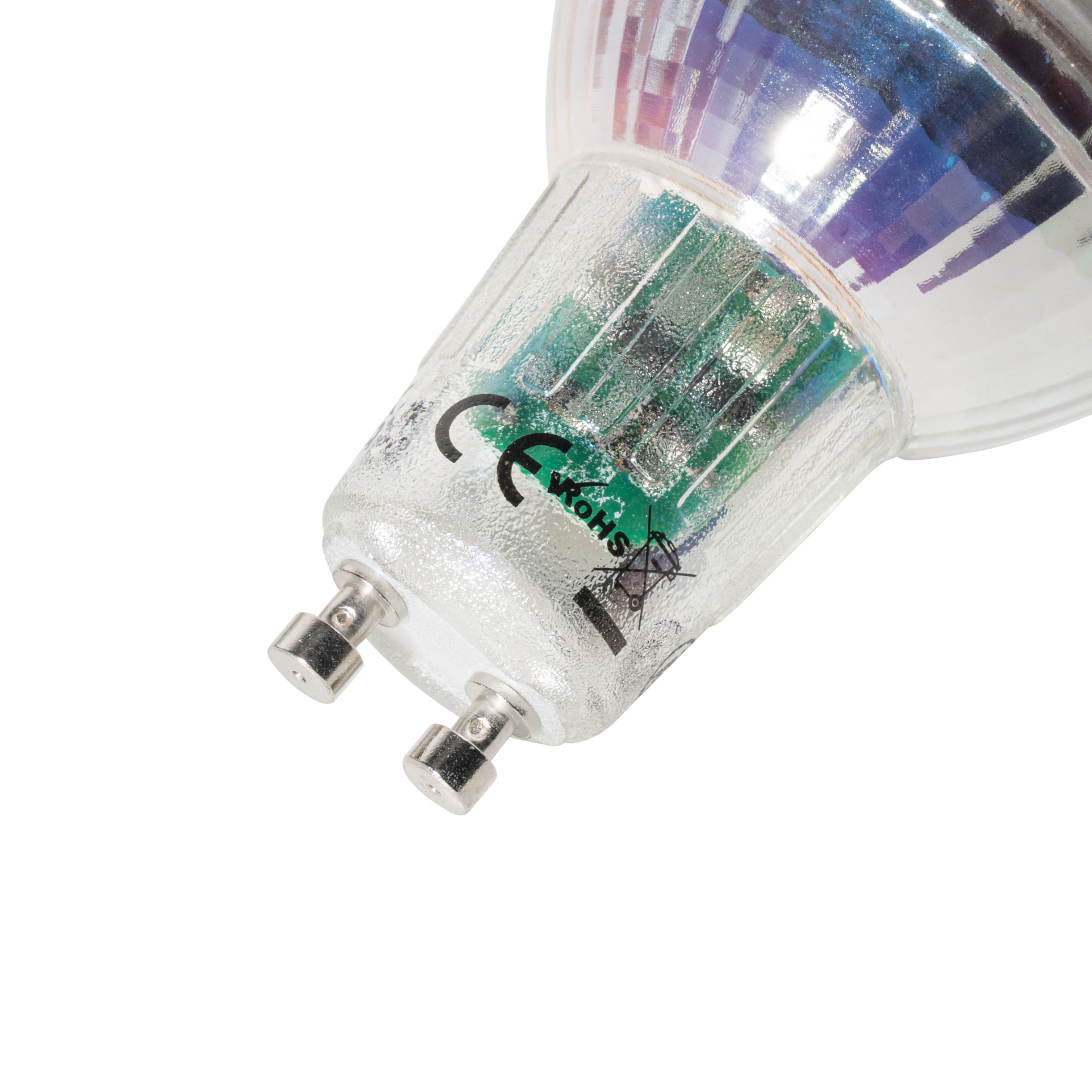 Set van 5 GU10 dimbare LED lamp 3W 200 lm 2200 - 6500K