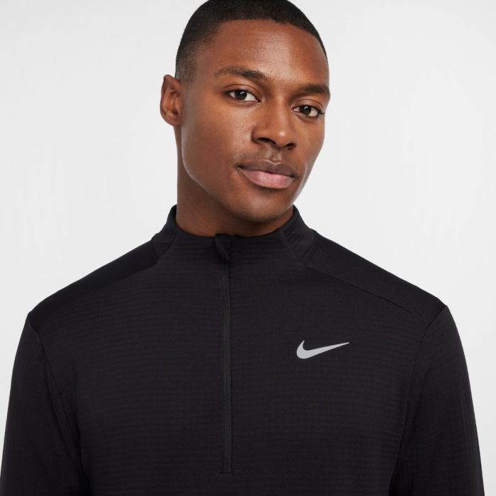 Nike Herre Mellemlag Therma-FIT Water-Repellent Element Half Zip Sort