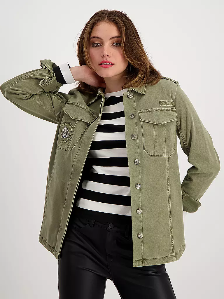 MONARI Overshirt grün