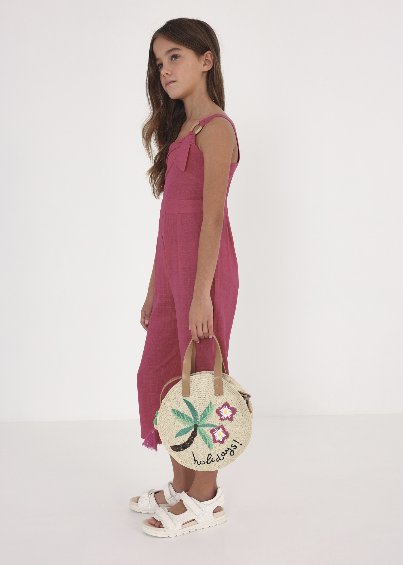 Bolsa bordada para meninas