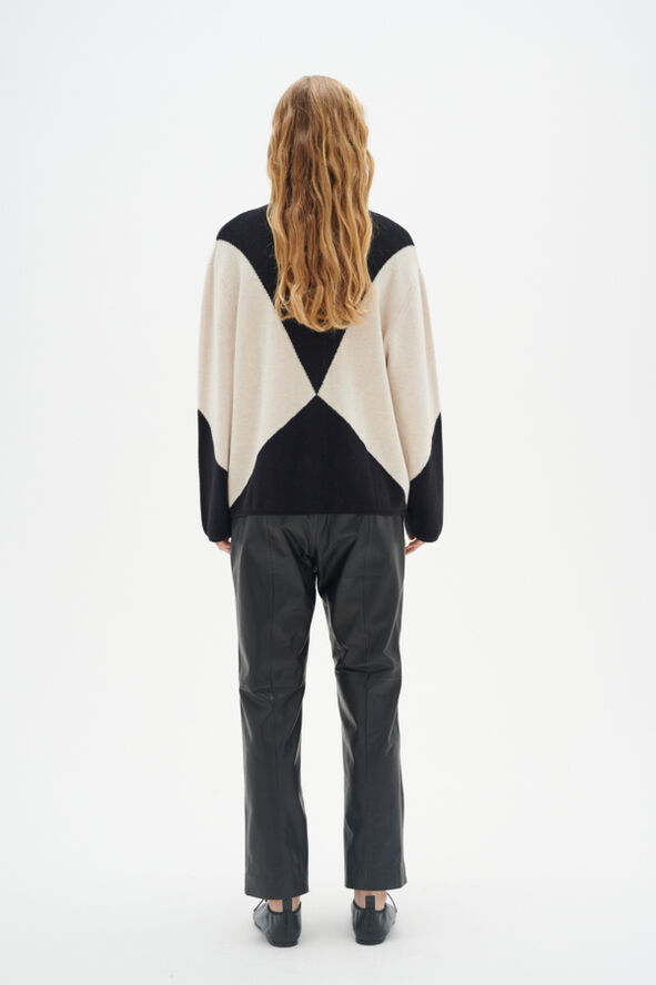 InWear RudiIW Intarsia Pullover Haze melange/black