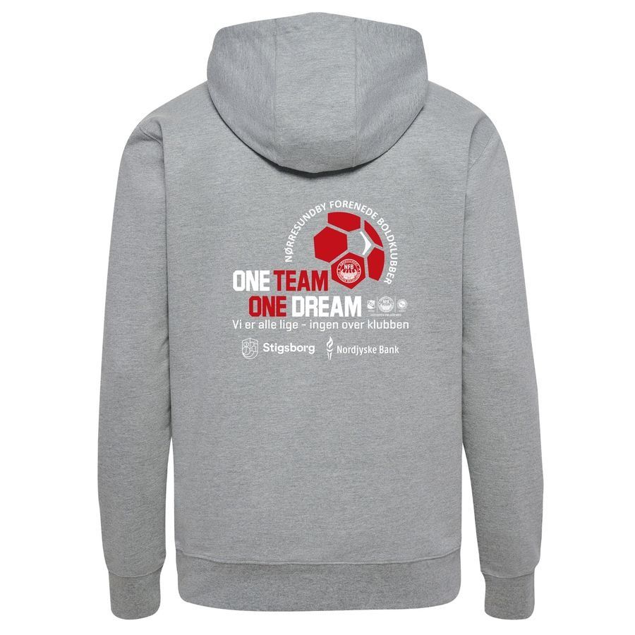 NFB One Dream/ One Team Sweat à Capuche - Gris/Blanc