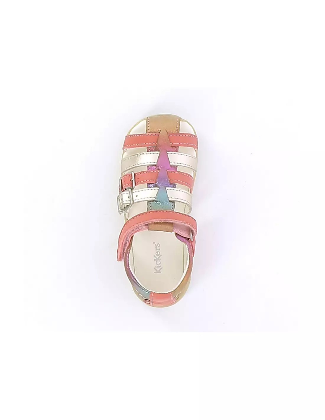 KICKERS BIGKRO - Sandales & nu-pieds Rosemetallise