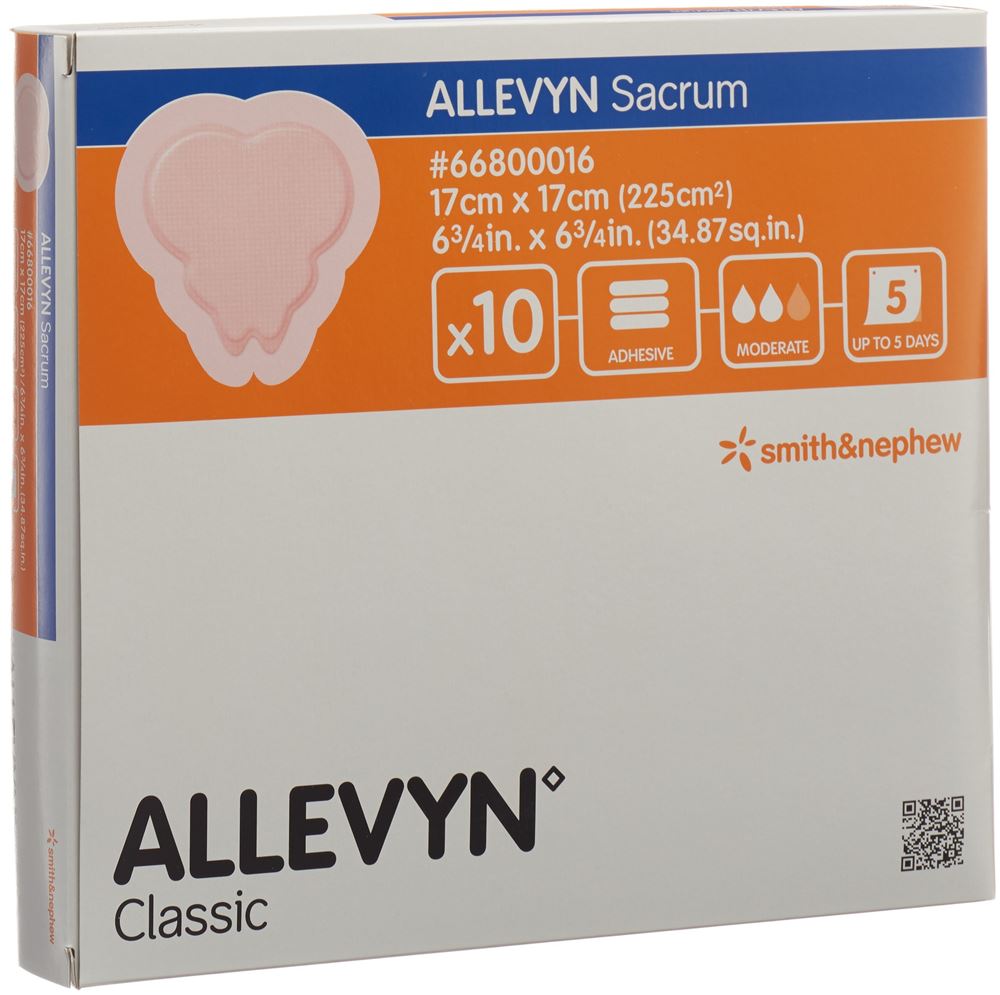 ALLEVYN Wundverband<br>10 Stück, 17x17cm