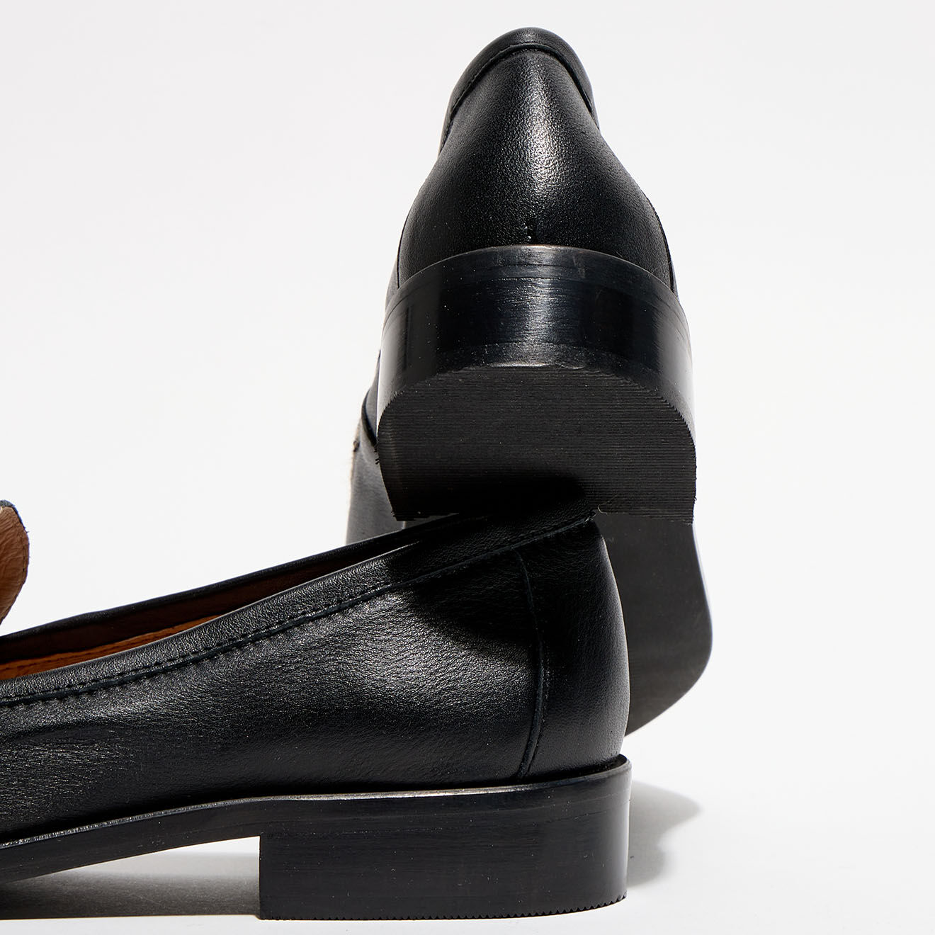 Apologie Mocassins en Cuir Juliette noir/léopard