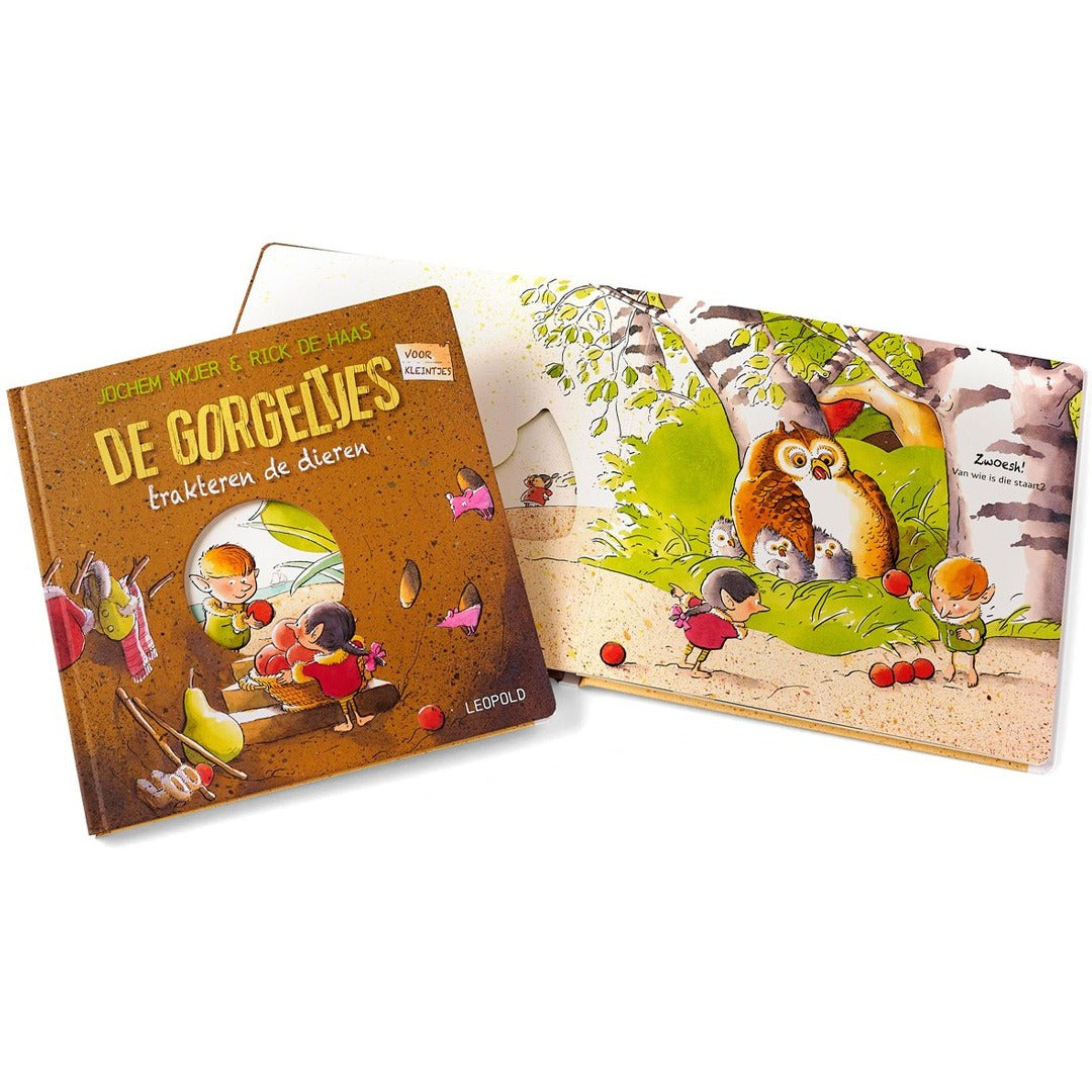 Lemniscaat de gorgeltjes trakteren de dieren