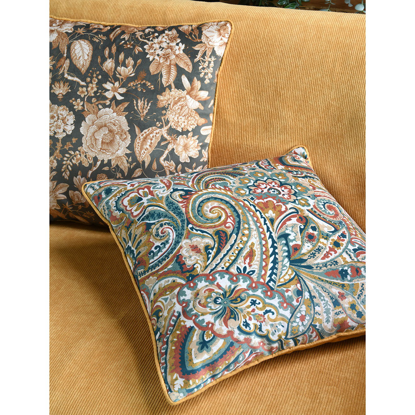 Stof Coussin Mumbai Solveig multicolore - 45x45 cm