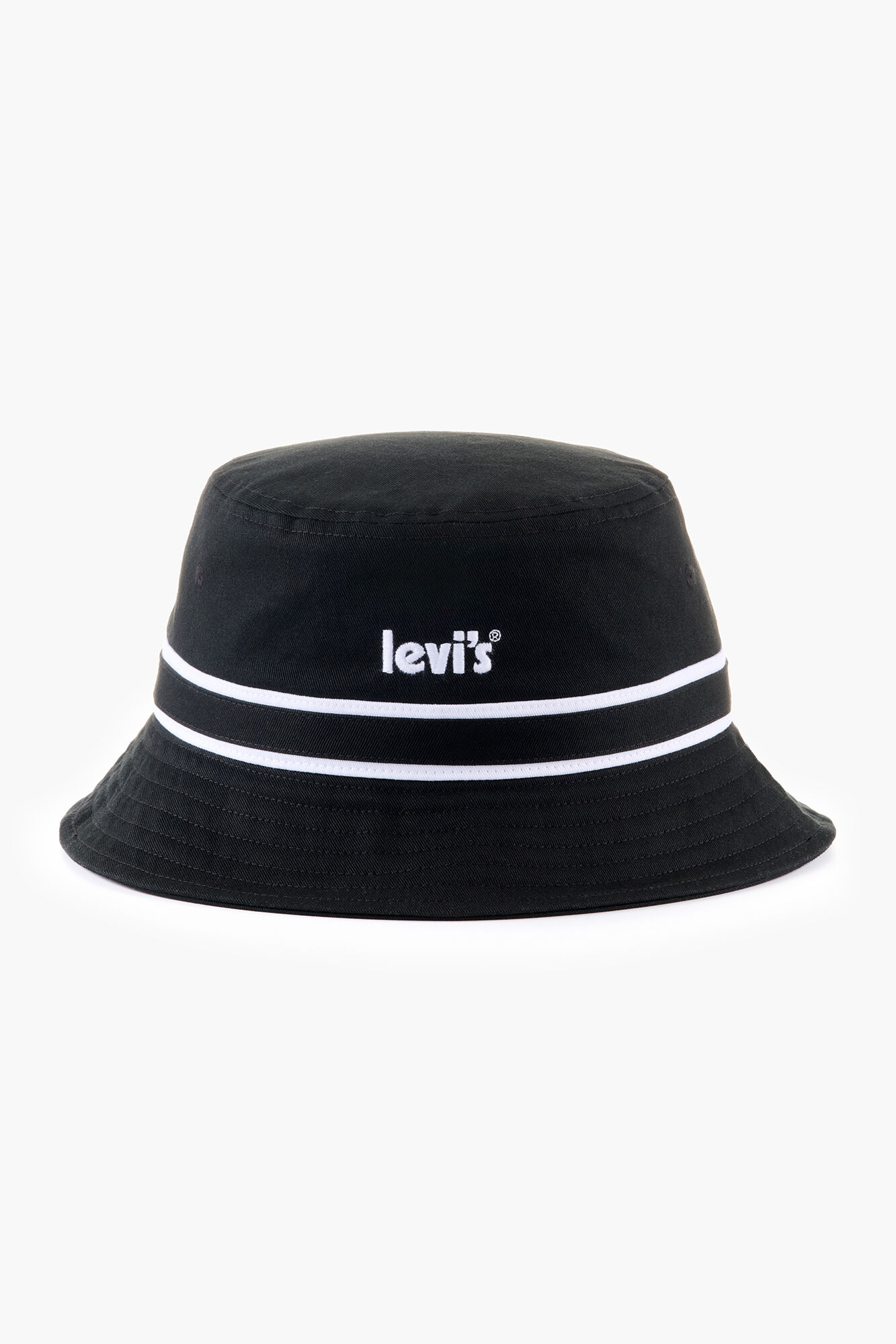 Chapéu Bucket com Logo Poster - preto