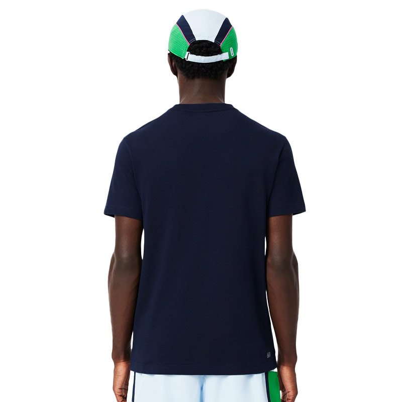 Tee-shirt Lacoste Sport Ultra Dry bleu marine