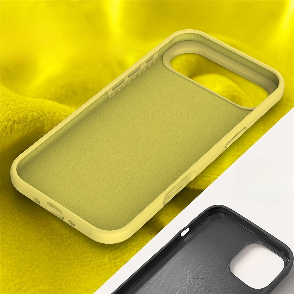 iPhone Air Silikon Case Hülle - Gelb