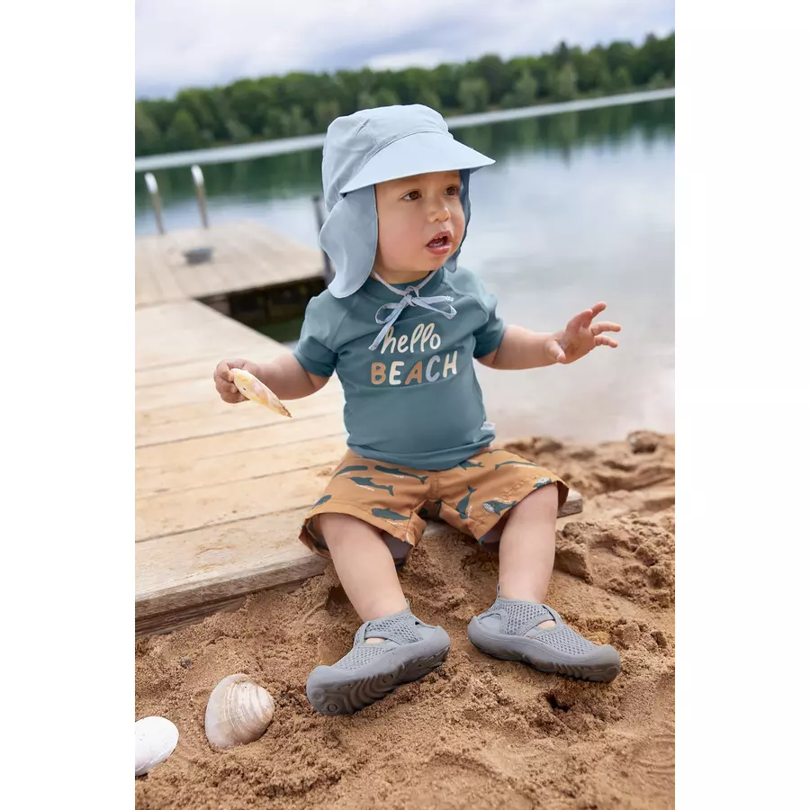 LÄSSIG UV-Badeshorts Wal Karamell