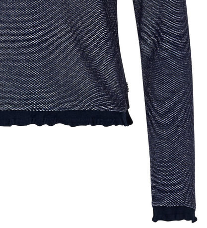 Mads N?rgaard Bluse - Trisa - Navy/Sølvglimmer