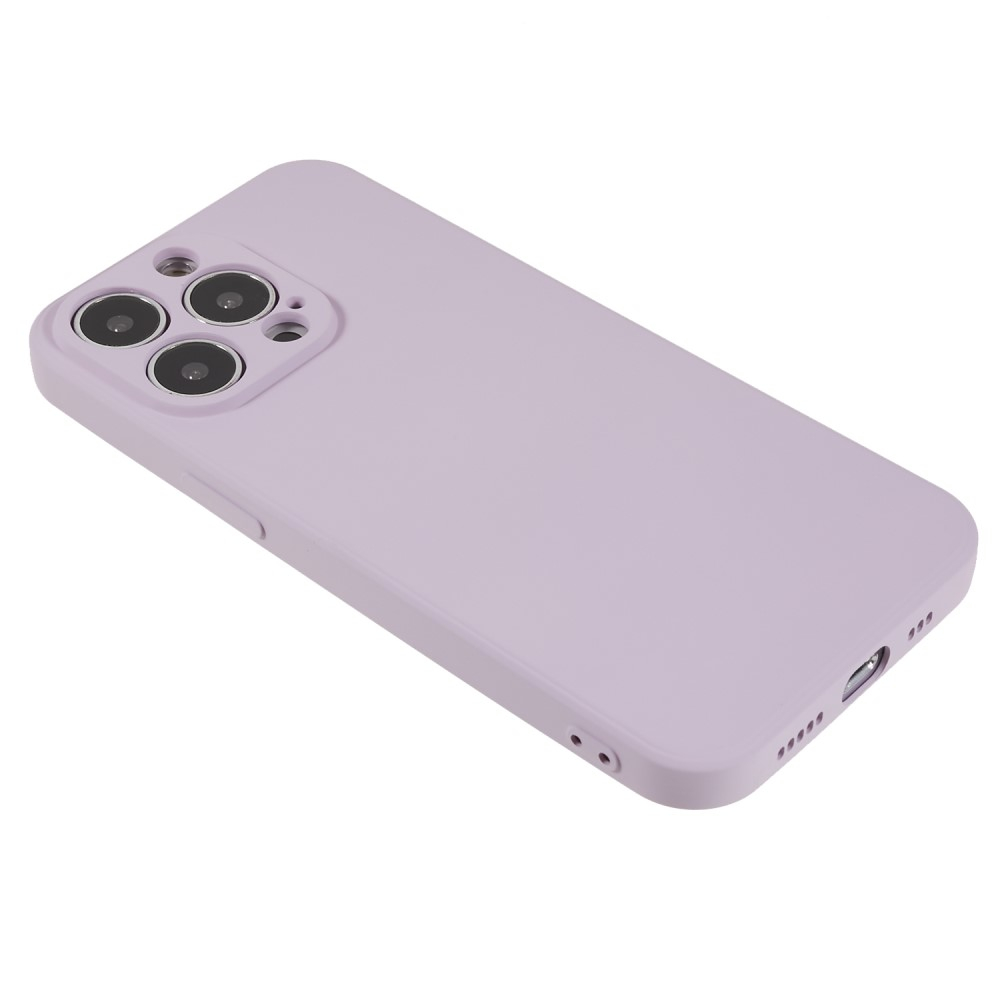 iPhone 13 Pro Gummi Case Hülle mit Kameraschutz - Lila (Matt)