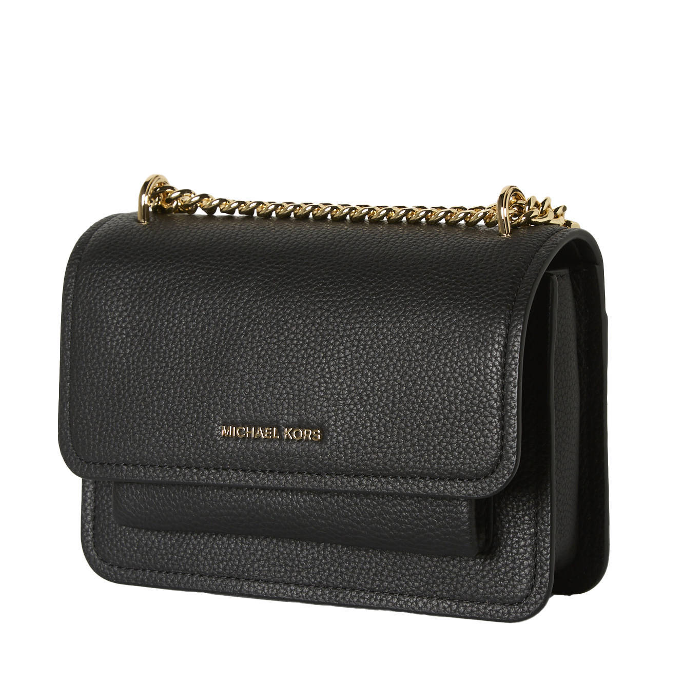 Michael Kors leren crossbody tas Claire Small zwart