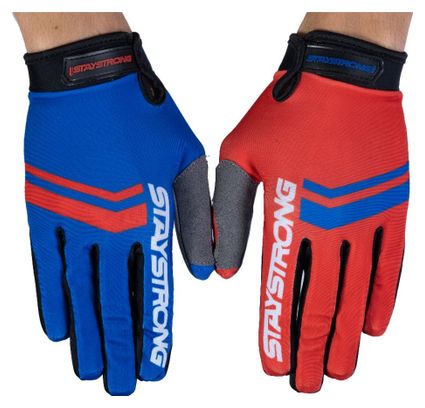 Gants Stay Strong Opposite Adulte Rouge/Bleu T.M